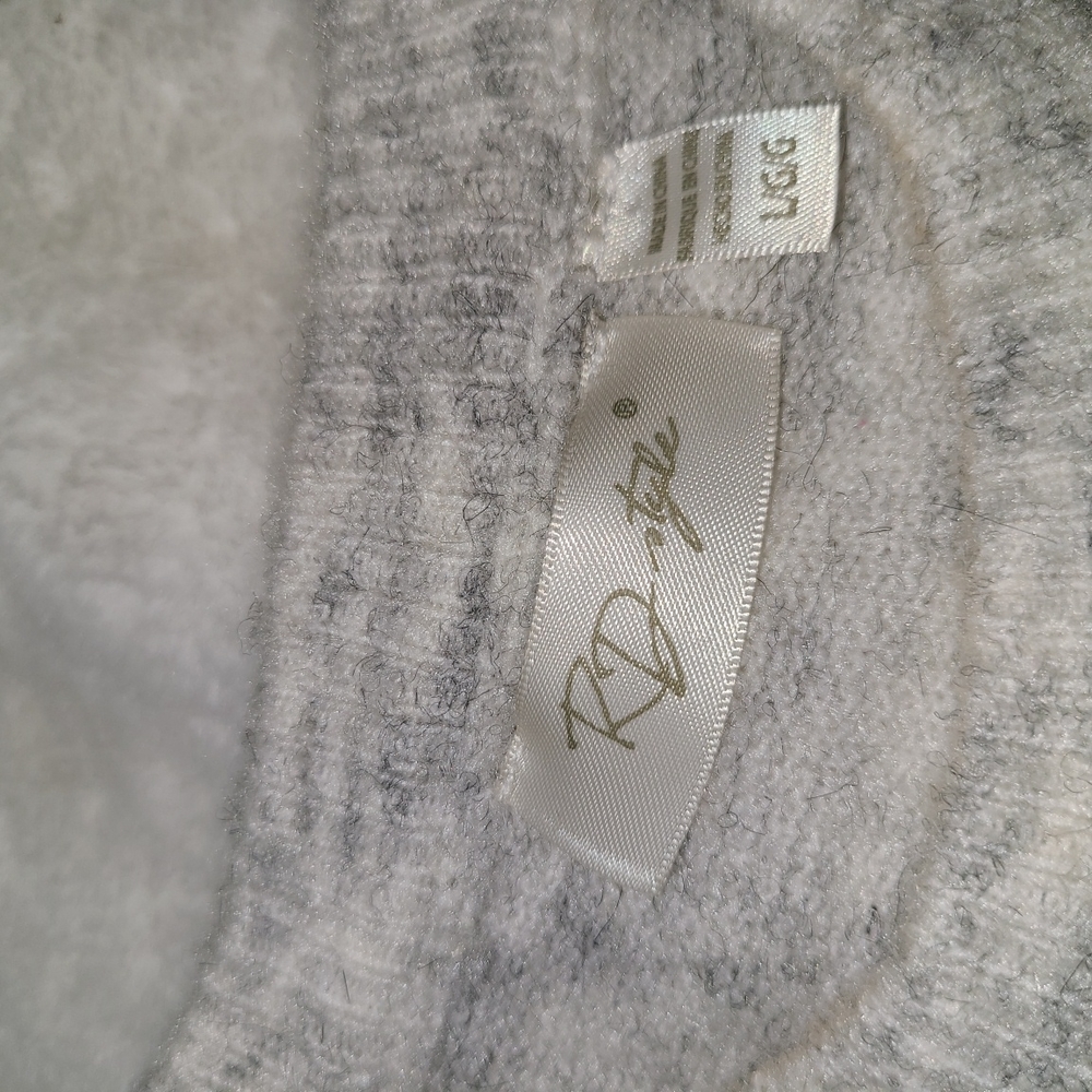 R D Style Size Large Light Gray Puff Shoulder Bal… - image 5